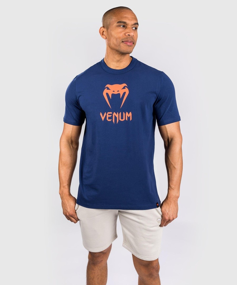 venum klassisk t-shirt - marineblåorange