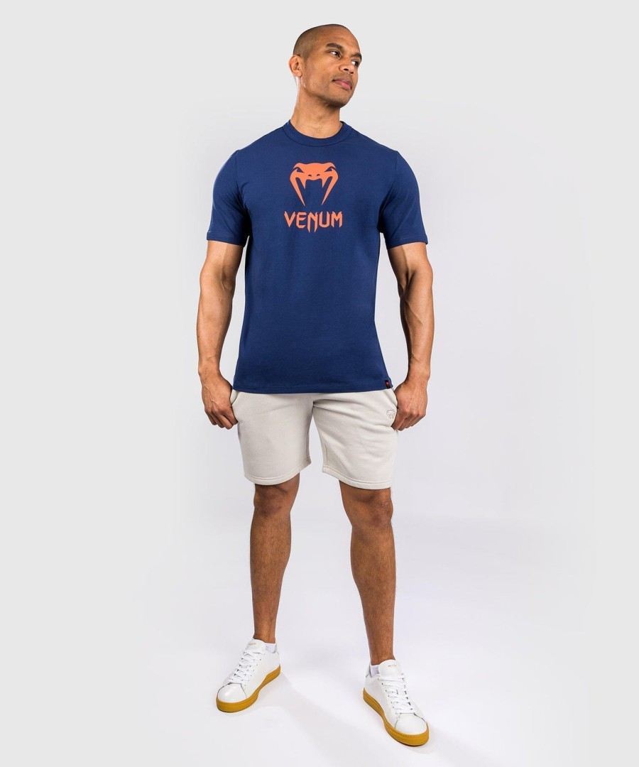venum klassisk t-shirt - marineblåorange