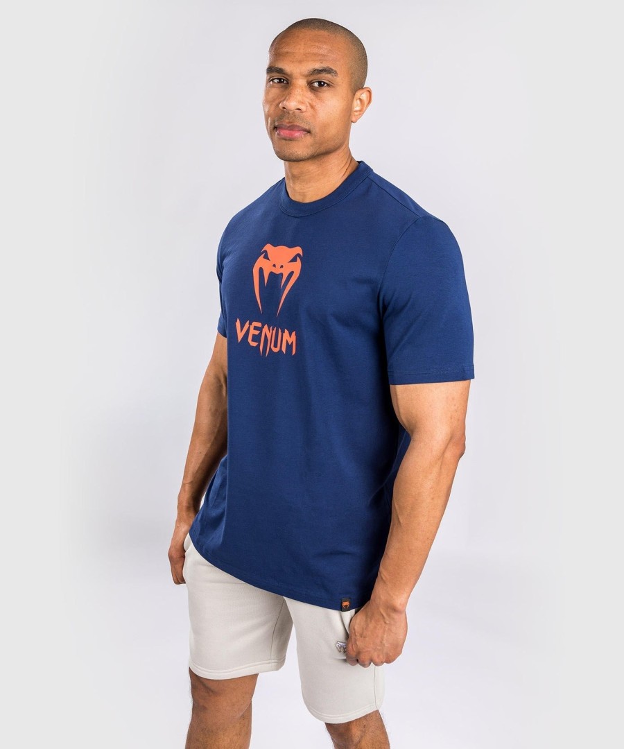 venum klassisk t-shirt - marineblåorange