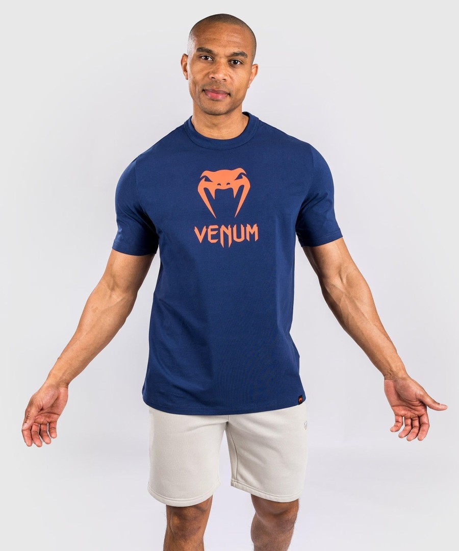 venum klassisk t-shirt - marineblåorange