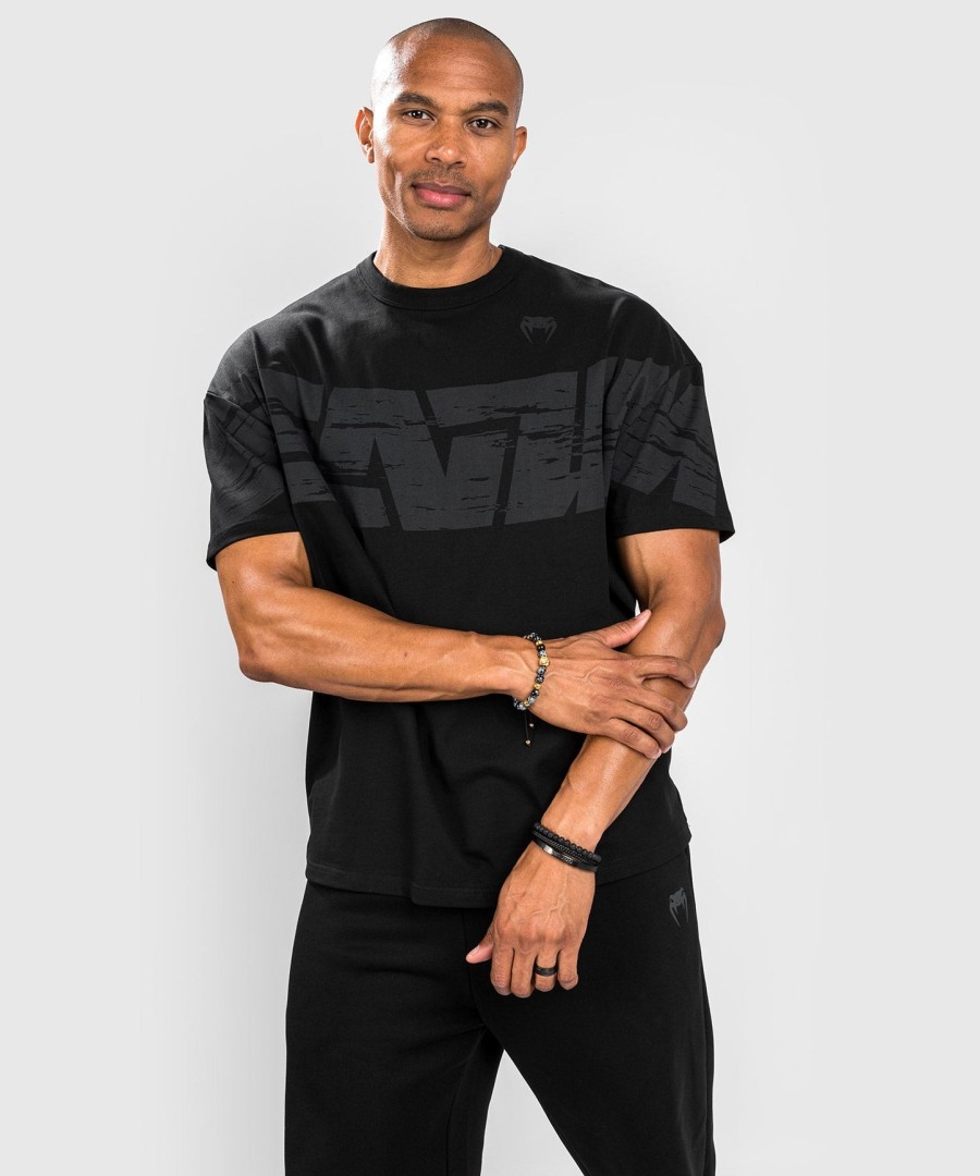 venum connect xl t-shirt - oversize pasform - sort