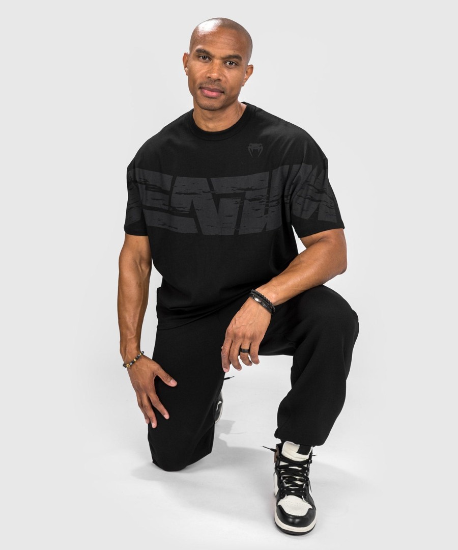 venum connect xl t-shirt - oversize pasform - sort