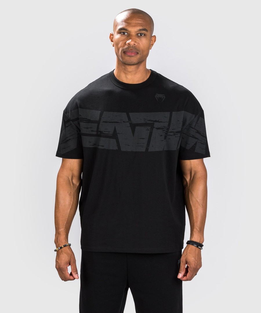 venum connect xl t-shirt - oversize pasform - sort