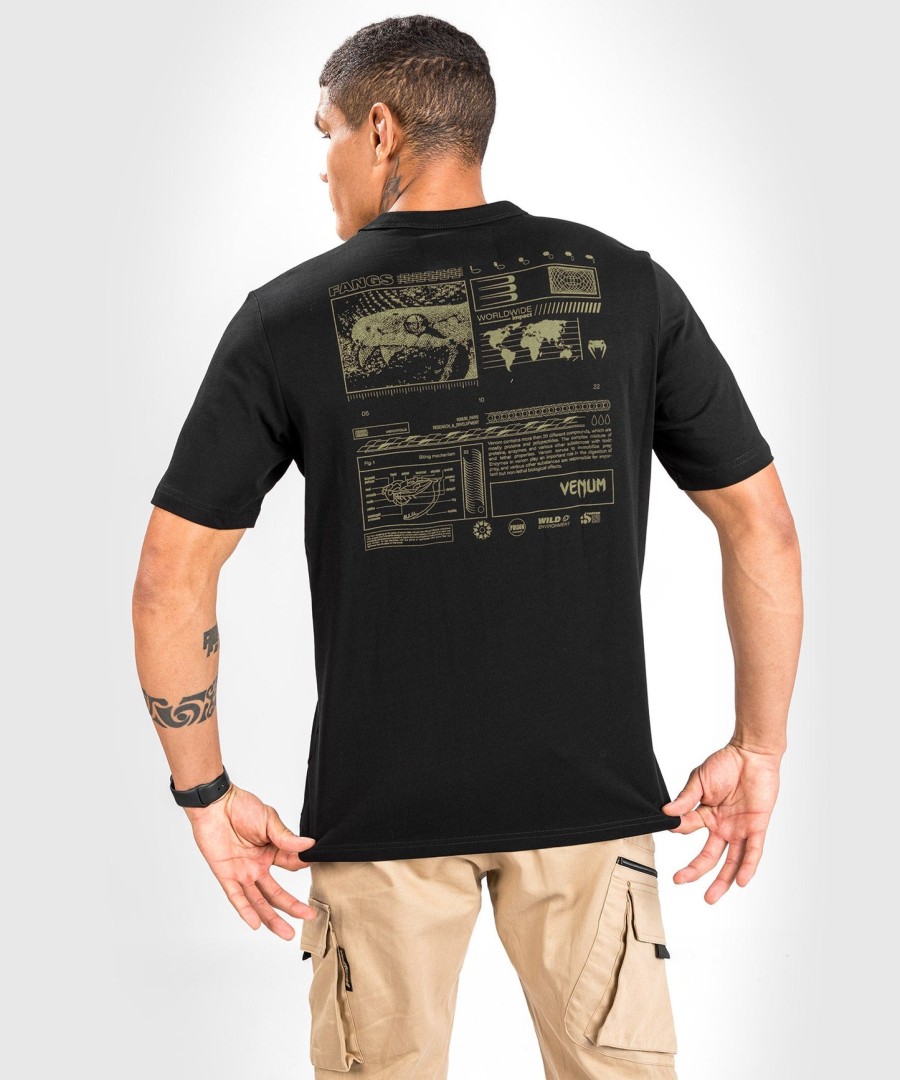 venum fangs t-shirt - normal pasform - sort