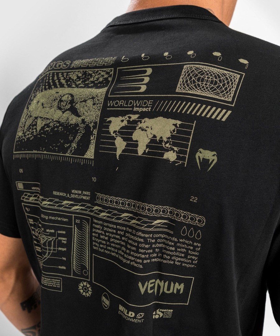 venum fangs t-shirt - normal pasform - sort