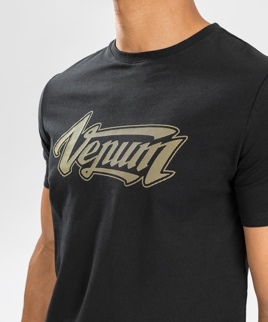 venum absolute 2.0 t-shirt - justeret pasform - sortguld