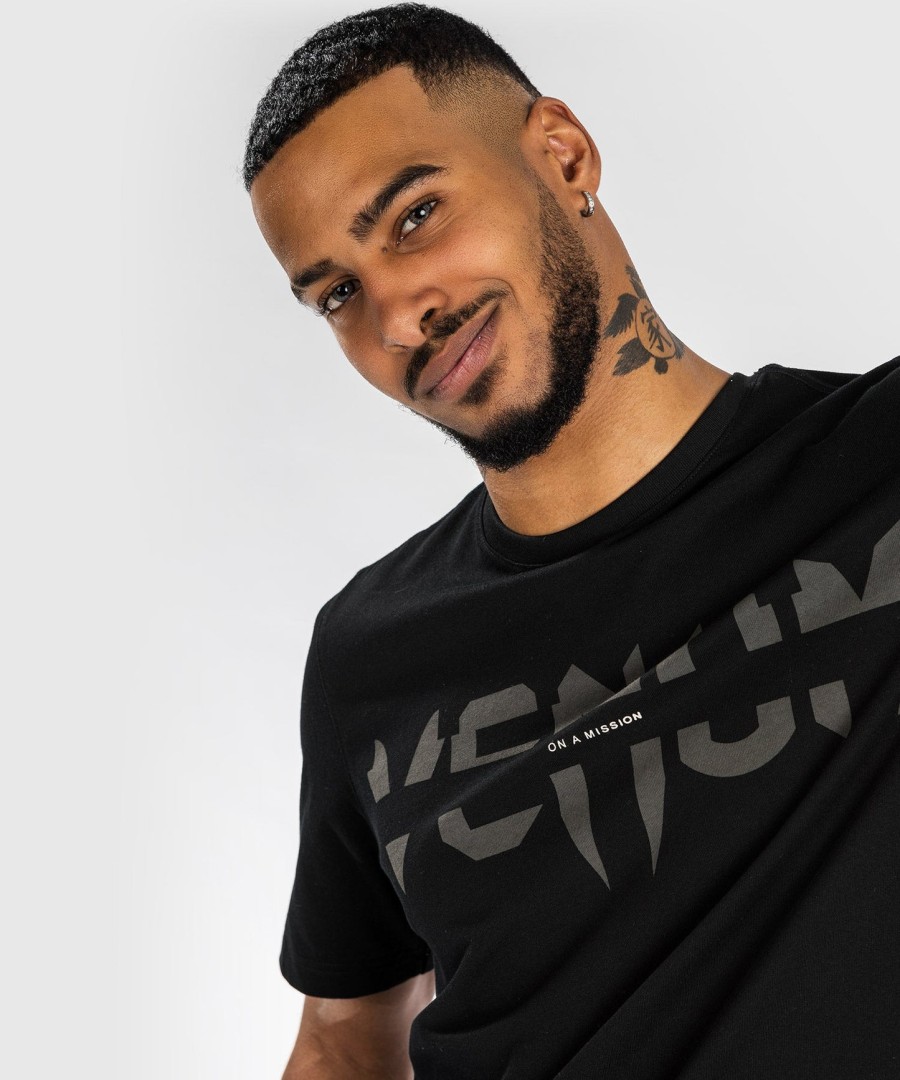 venum on mission t-shirt - normal pasform - sort