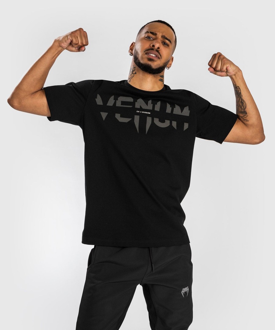 venum on mission t-shirt - normal pasform - sort