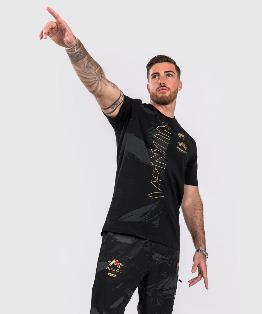 venum x mirage t-shirt - sortguld