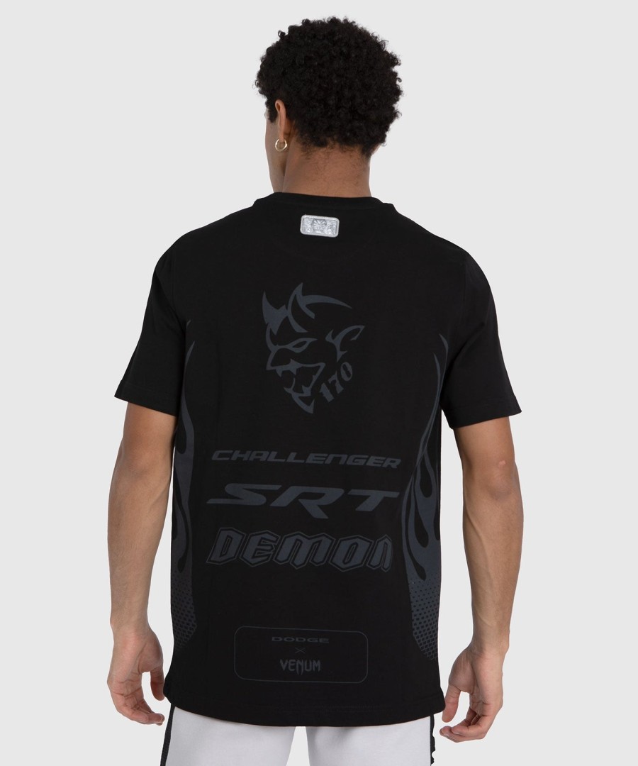 venum x dodge demon 170 herre t-shirt - sort