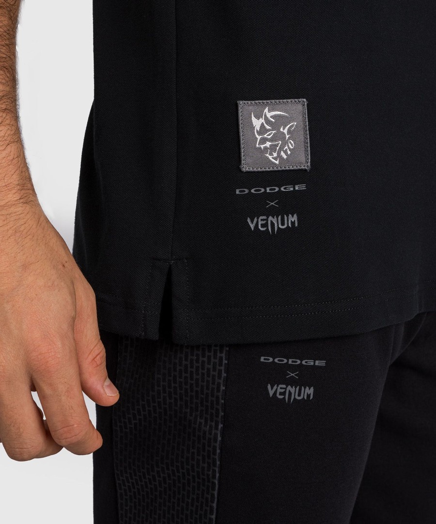 venum x dodge demon 170 herre poloshirt - sort
