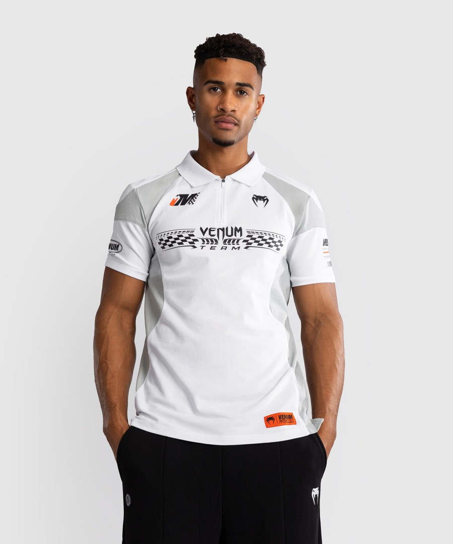 venum motorsport bomuldspolo - snehvid