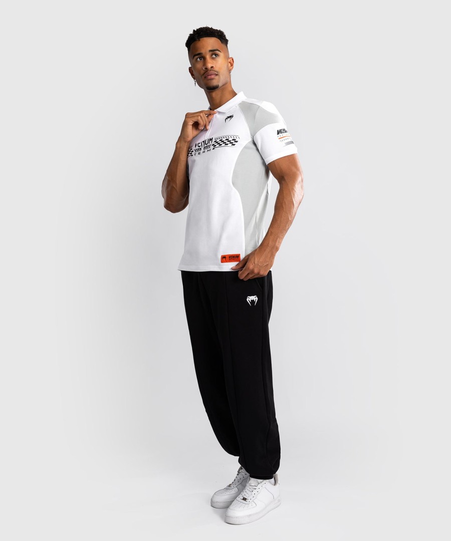 venum motorsport bomuldspolo - snehvid