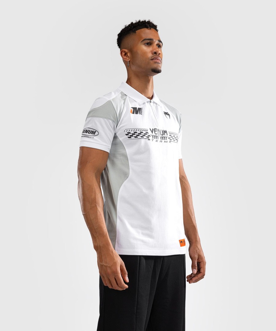 venum motorsport bomuldspolo - snehvid