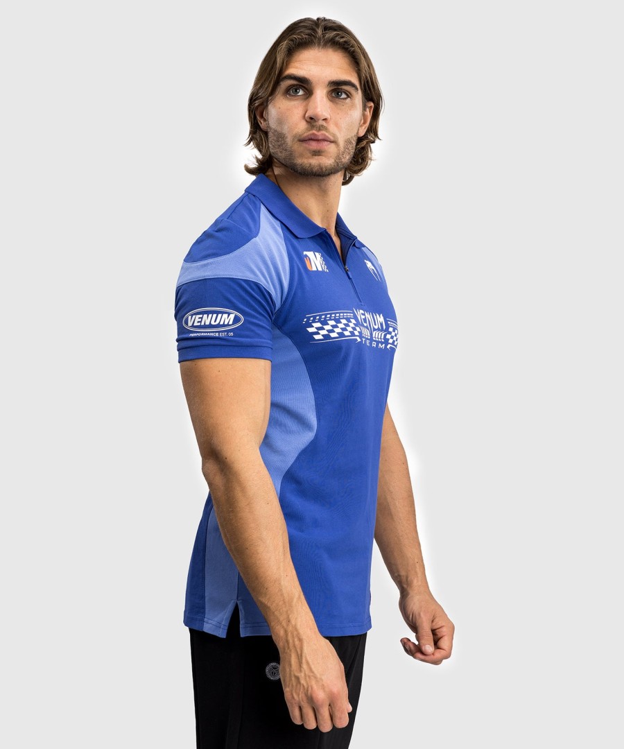 venum motorsport bomuld polo - kongeblå
