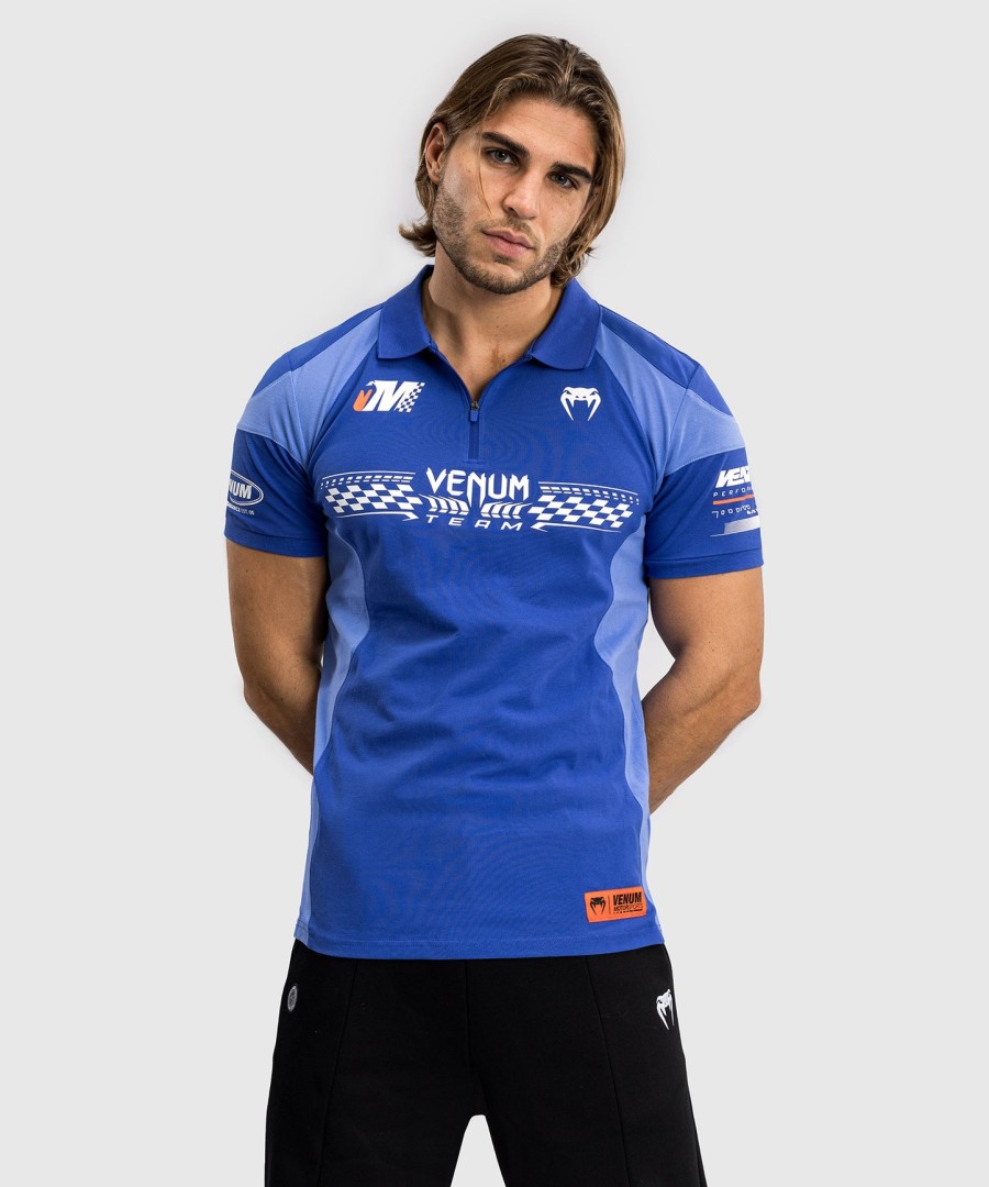 venum motorsport bomuld polo - kongeblå