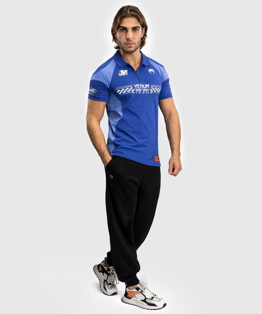 venum motorsport bomuld polo - kongeblå