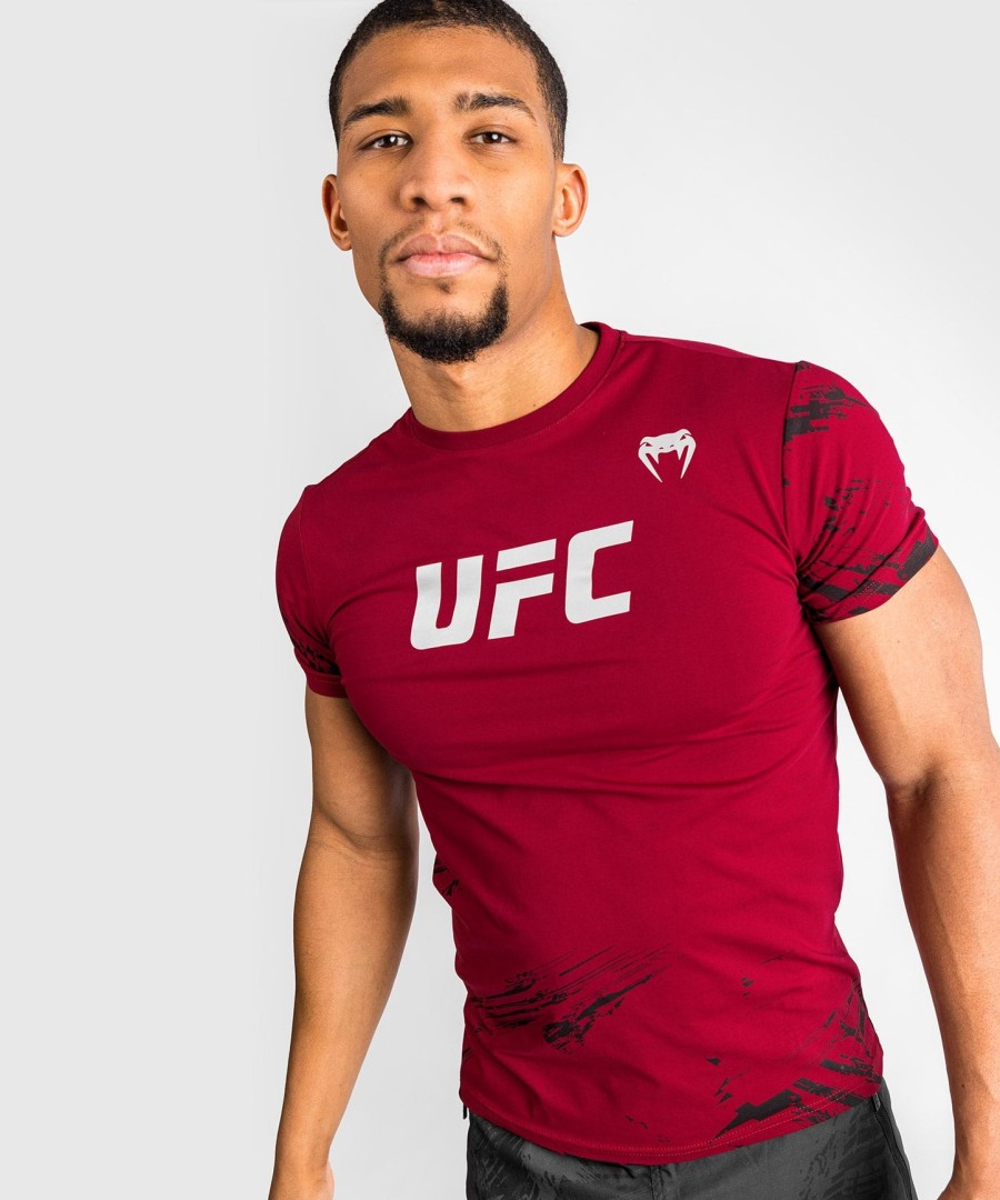 ufc venum authentic fight week herre 2.0 kortærmet t-shirt - rød