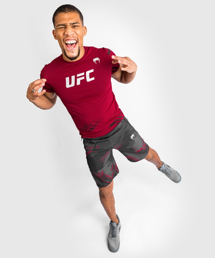 ufc venum authentic fight week herre 2.0 kortærmet t-shirt - rød