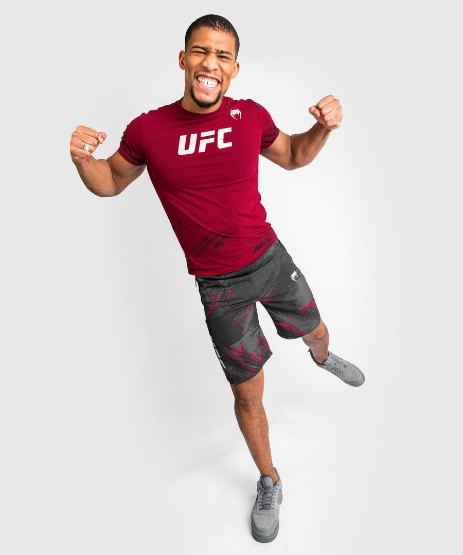 ufc venum authentic fight week herre 2.0 kortærmet t-shirt - rød