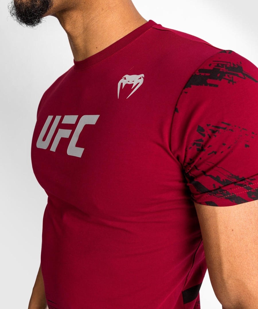 ufc venum authentic fight week herre 2.0 kortærmet t-shirt - rød