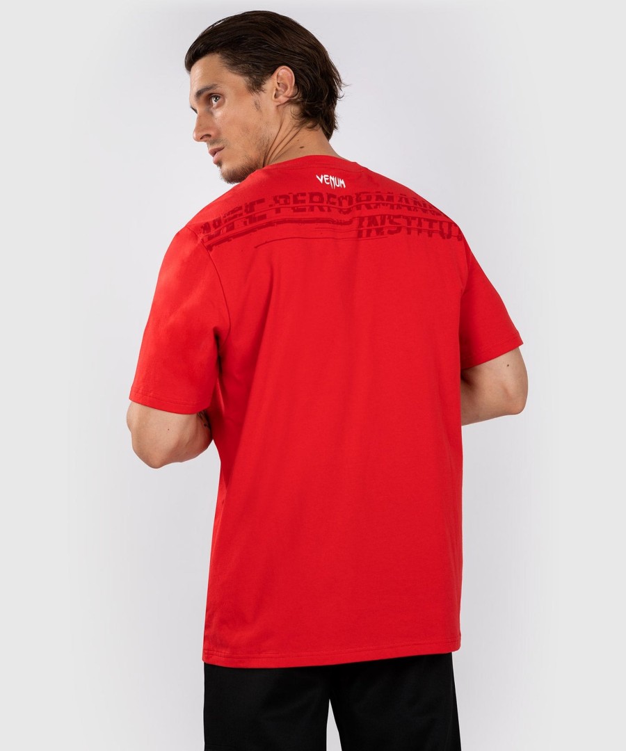 ufc venum performance institute 2.0 herre t-shirt - rød
