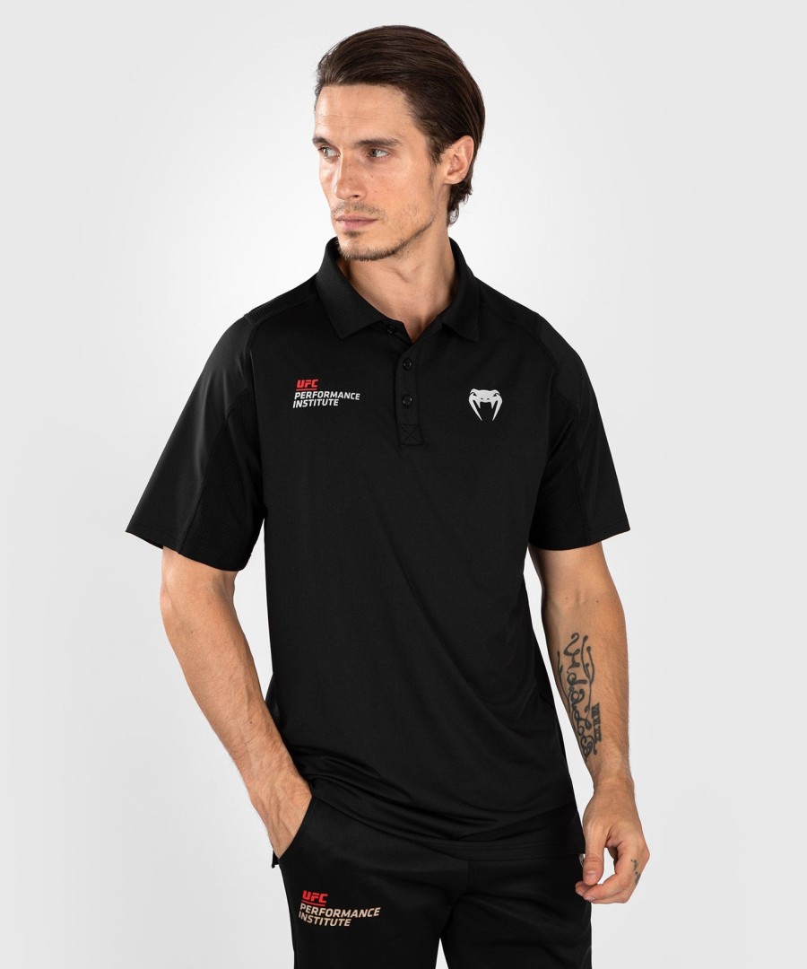 ufc venum performance institute 2.0 herre poloshirt - sortrød