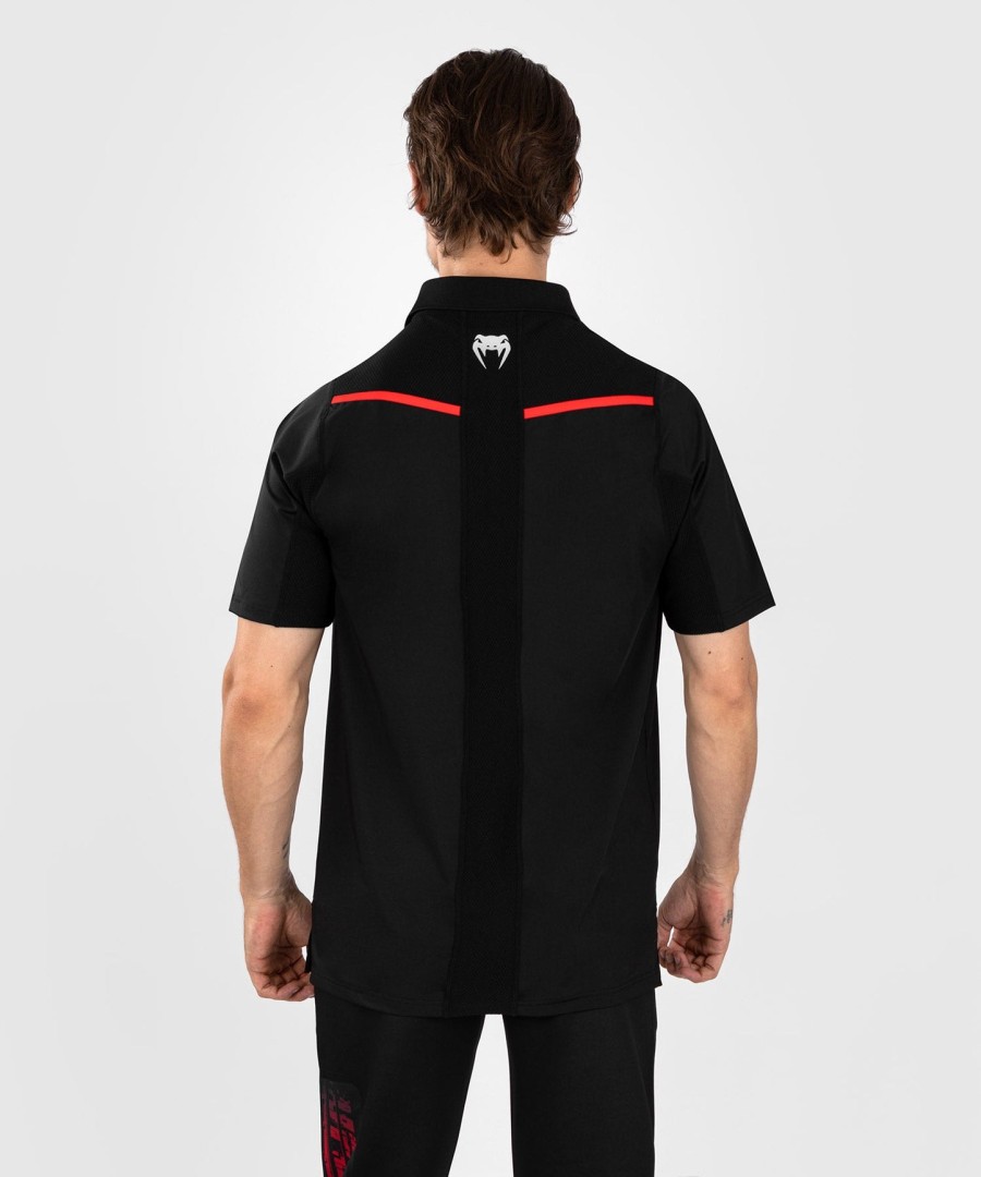 ufc venum performance institute 2.0 herre poloshirt - sortrød