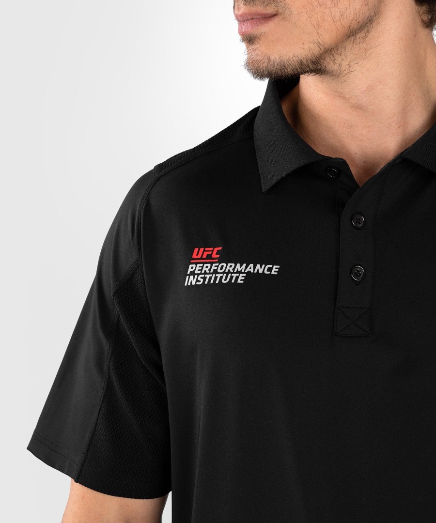 ufc venum performance institute 2.0 herre poloshirt - sortrød