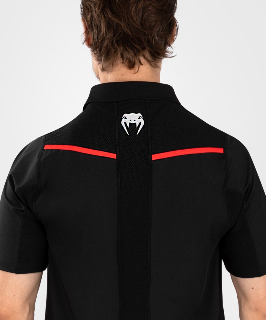 ufc venum performance institute 2.0 herre poloshirt - sortrød