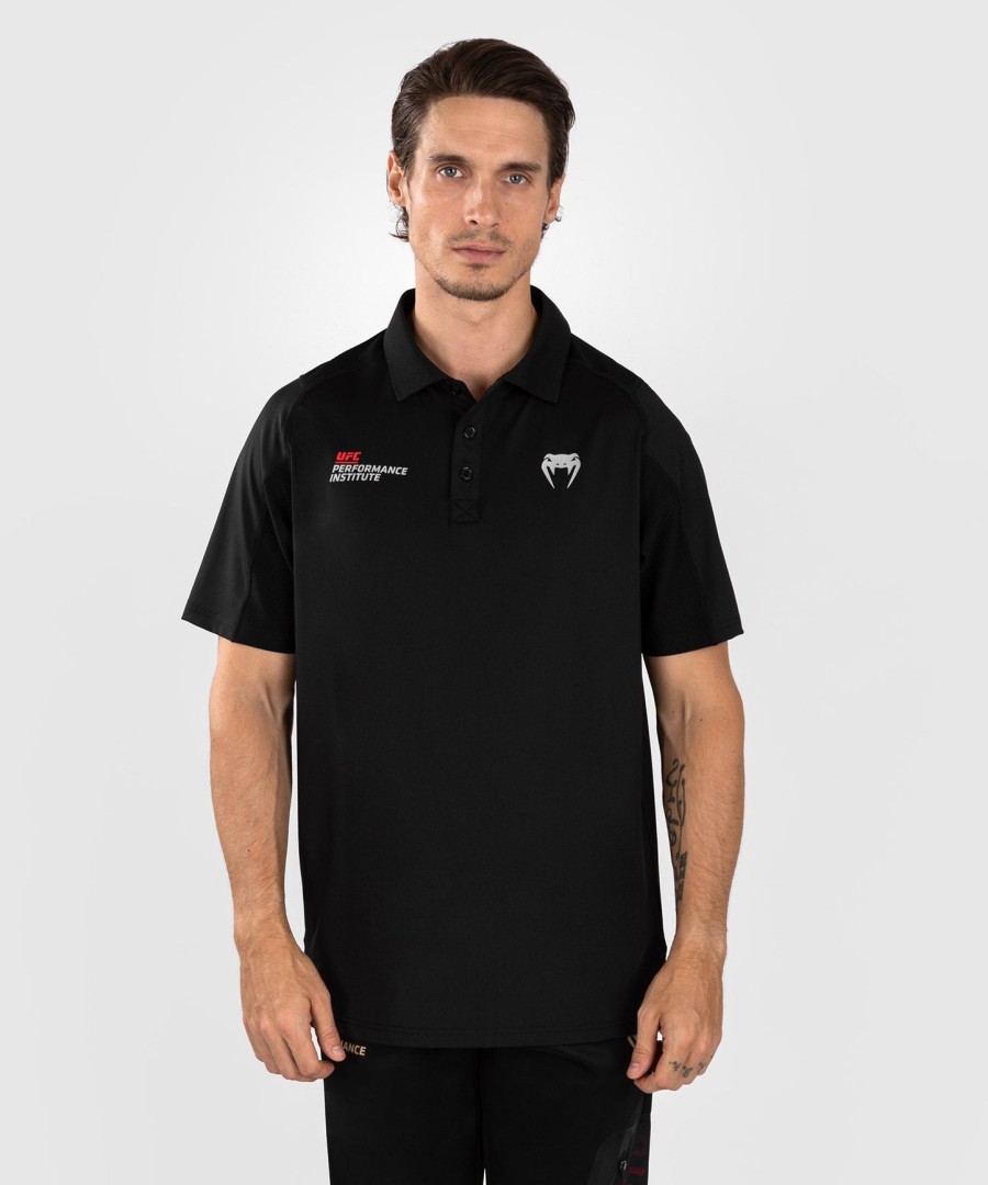 ufc venum performance institute 2.0 herre poloshirt - sortrød