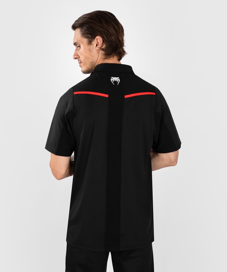 ufc venum performance institute 2.0 herre poloshirt - sortrød