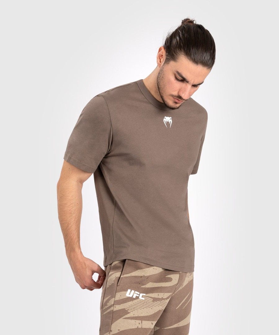 ufc adrenaline by venum fight week herre kortærmet t-shirt - bronze