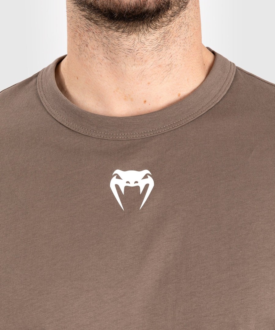 ufc adrenaline by venum fight week herre kortærmet t-shirt - bronze