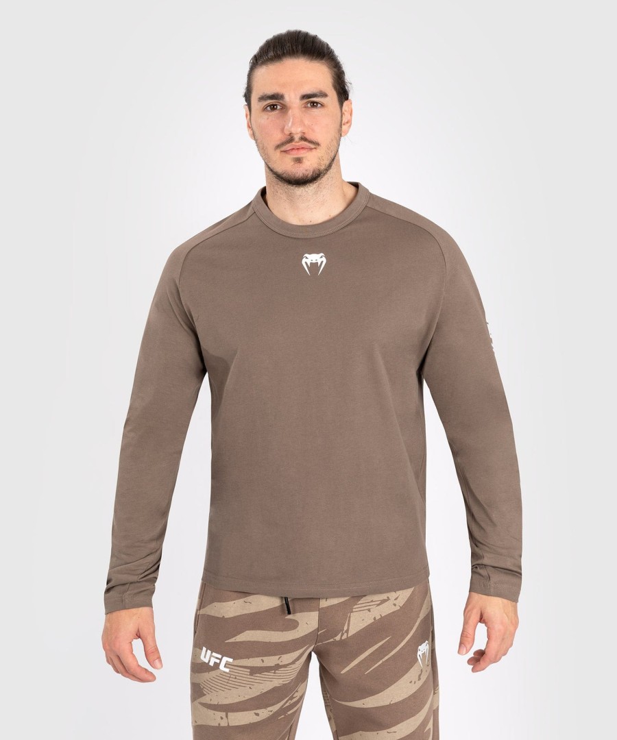 ufc adrenaline by venum fight week herre langærmet t-shirt - bronze