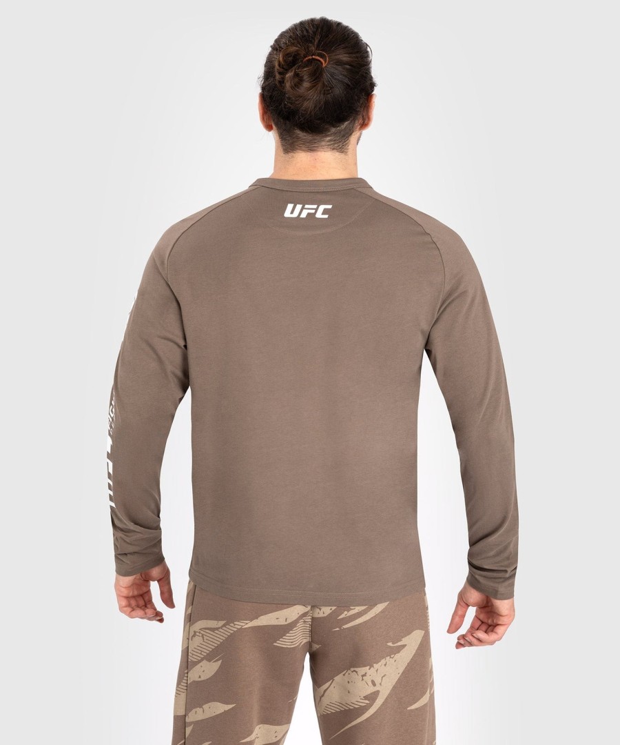 ufc adrenaline by venum fight week herre langærmet t-shirt - bronze