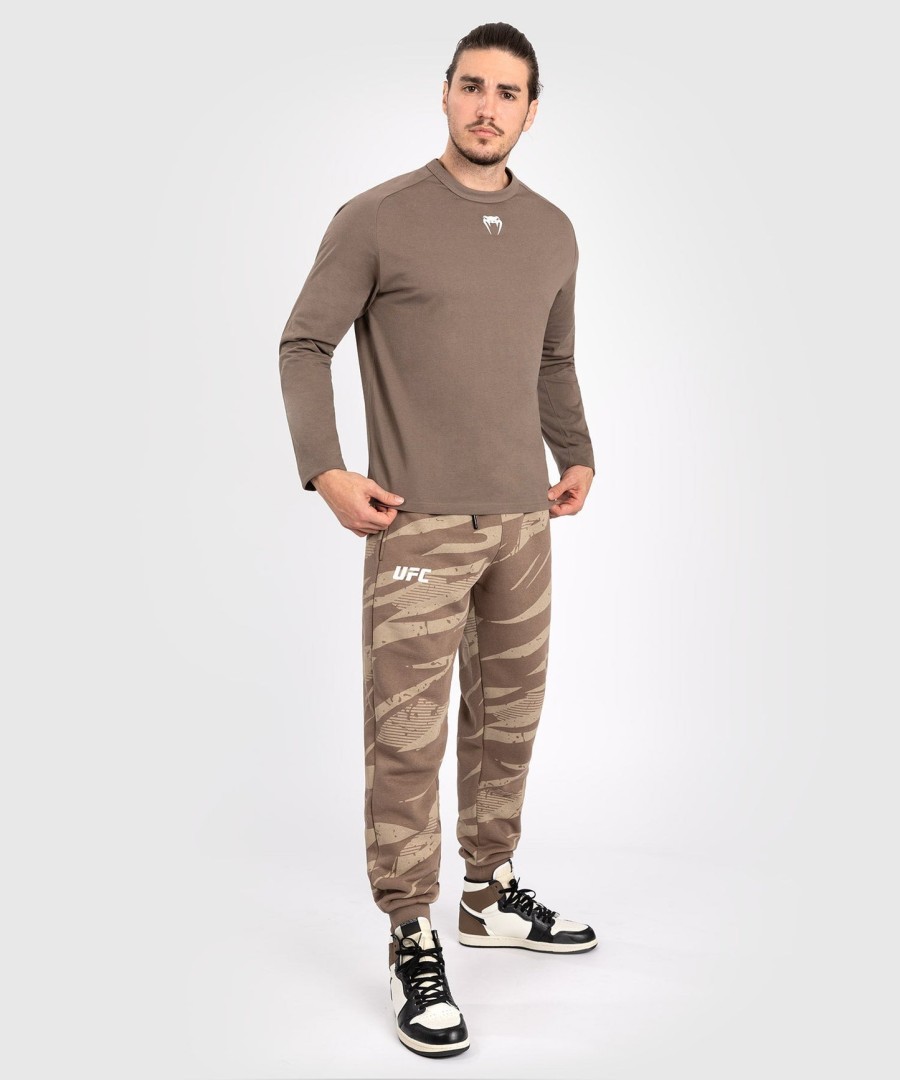 ufc adrenaline by venum fight week herre langærmet t-shirt - bronze