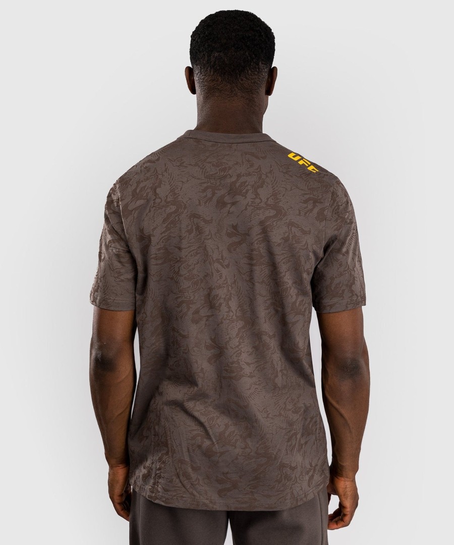 ufc fusion by venum fight week herre kortærmet t-shirt - jordbrun