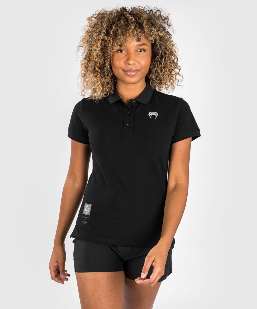 venum x dodge demon 170 dame poloshirt - sort