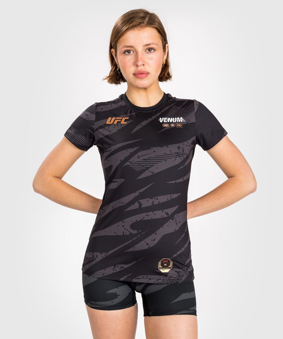 ufc adrenaline by venum fight week dame dry-tech t-shirt - urban camo