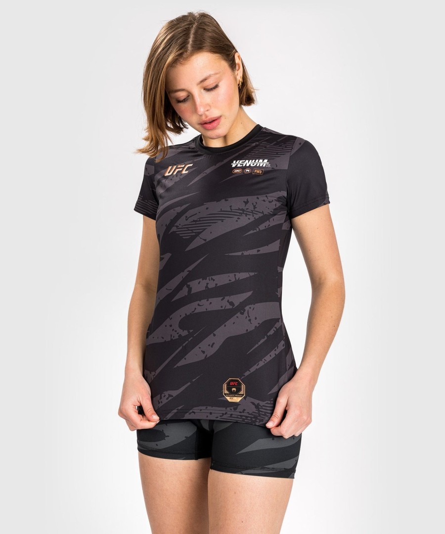 ufc adrenaline by venum fight week dame dry-tech t-shirt - urban camo