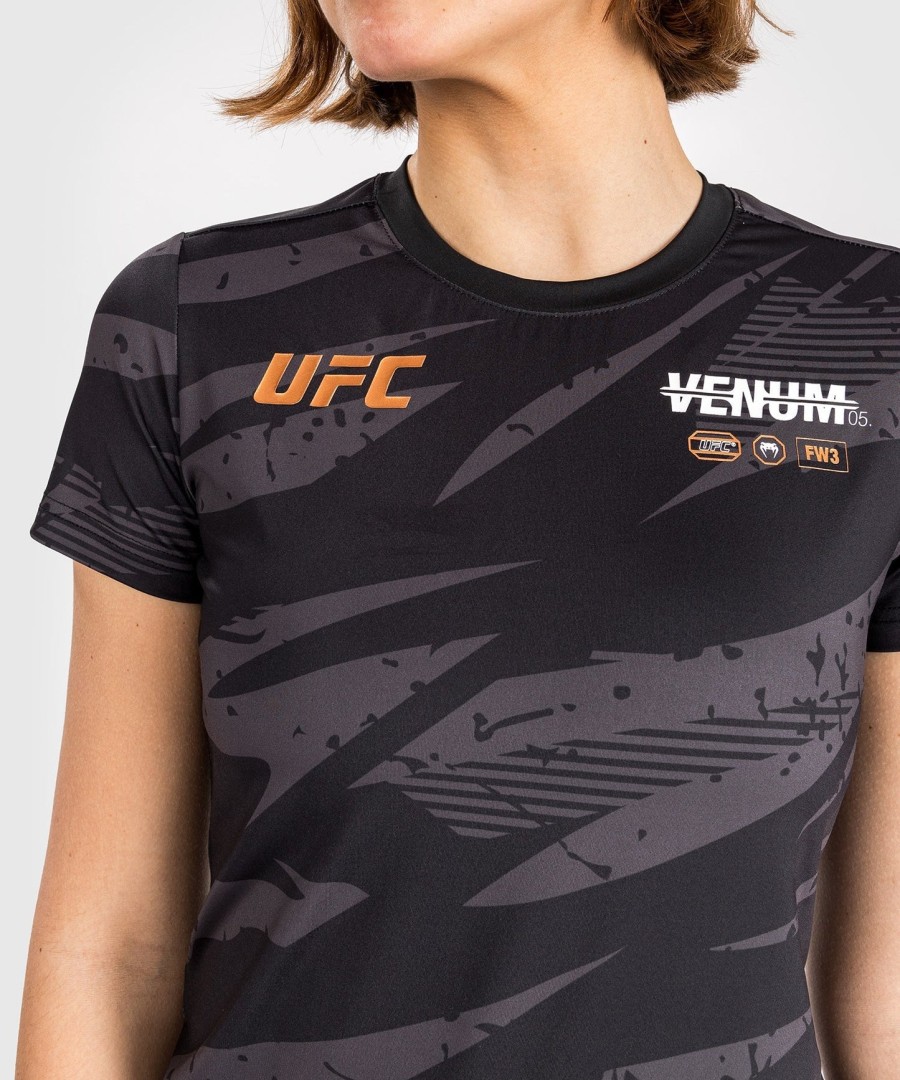 ufc adrenaline by venum fight week dame dry-tech t-shirt - urban camo