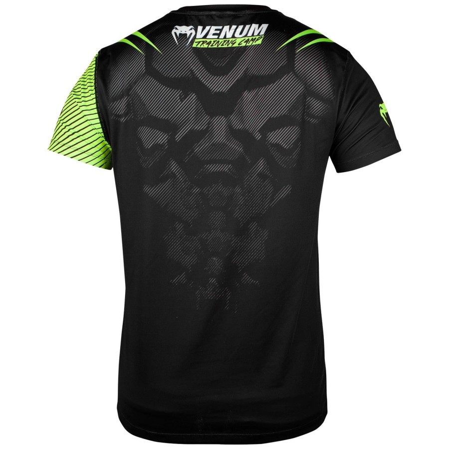 venum training camp 2.0 dry tech t-shirt - sortneo gul - eksklusiv