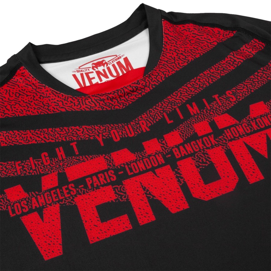 venum signature dry tech t-shirt - sortrød
