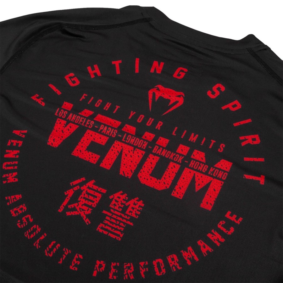 venum signature dry tech t-shirt - sortrød
