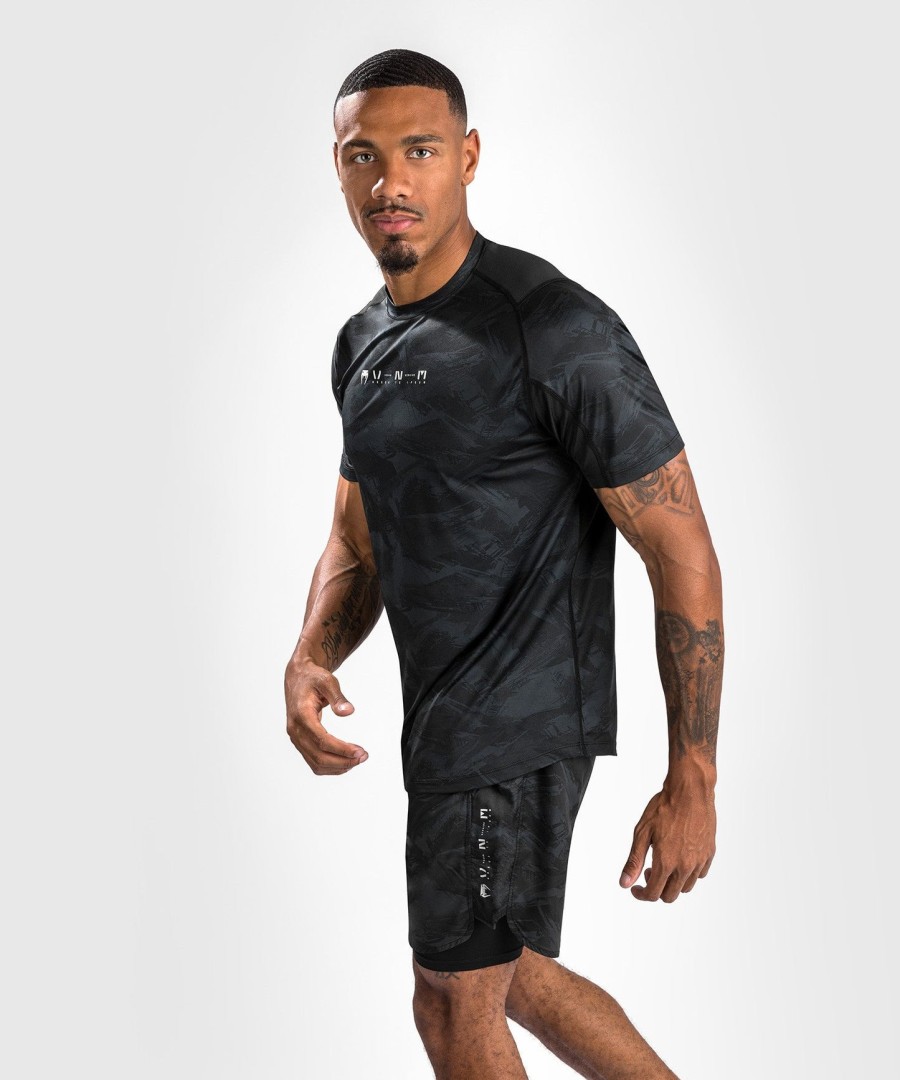 venum electron 3.0 dry tech t-shirt - kortærmet - sort