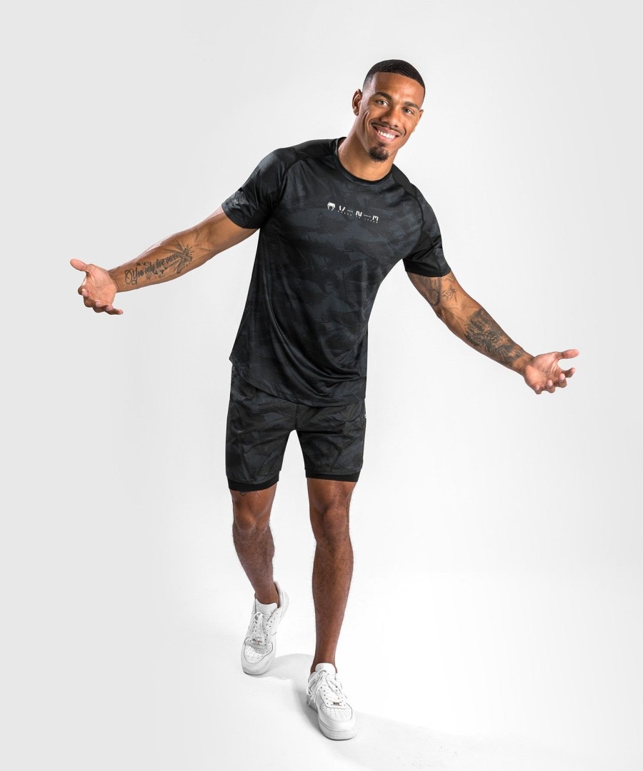 venum electron 3.0 dry tech t-shirt - kortærmet - sort
