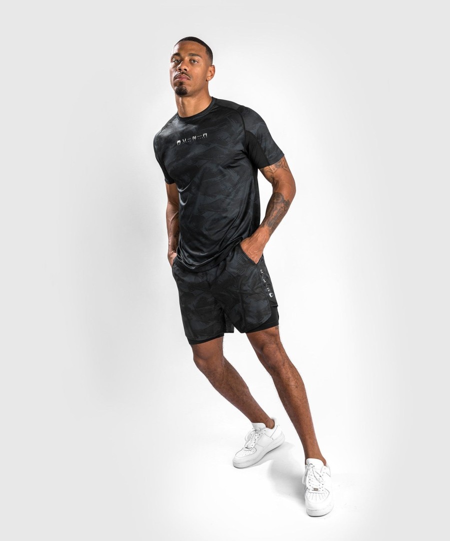 venum electron 3.0 dry tech t-shirt - kortærmet - sort