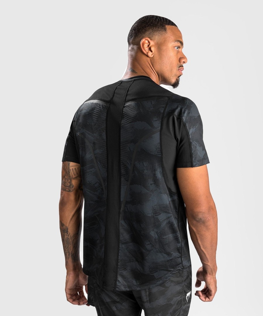 venum electron 3.0 dry tech t-shirt - kortærmet - sort