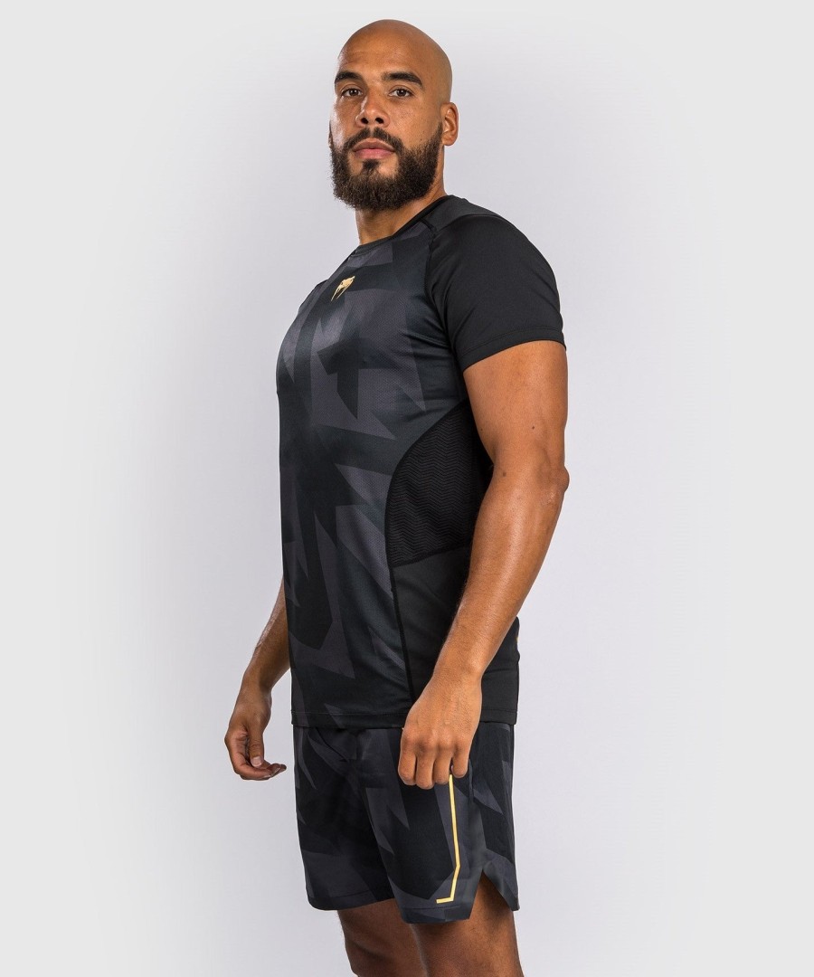 venum razor dry tech t-shirt - sortguld